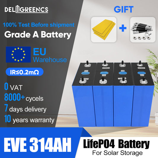 🔋 Why 314Ah LiFePO4 Batteries Are Popular in the EU Market?