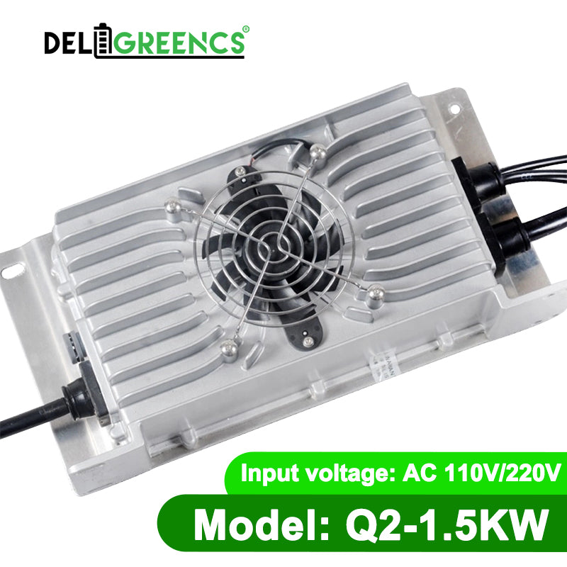 Chargeur 3,3 kw Deligreen OBC à bord niveau IP67 3,3 kw 96 V 108 V 32A OBC EV chargeur de batterie de voiture électrique solaire