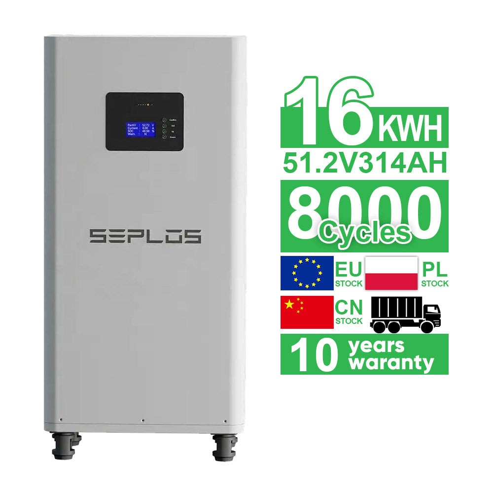 EU free shipping Seplos V3 Vertical DIY kits with 16S200A BMS 2A active balancer