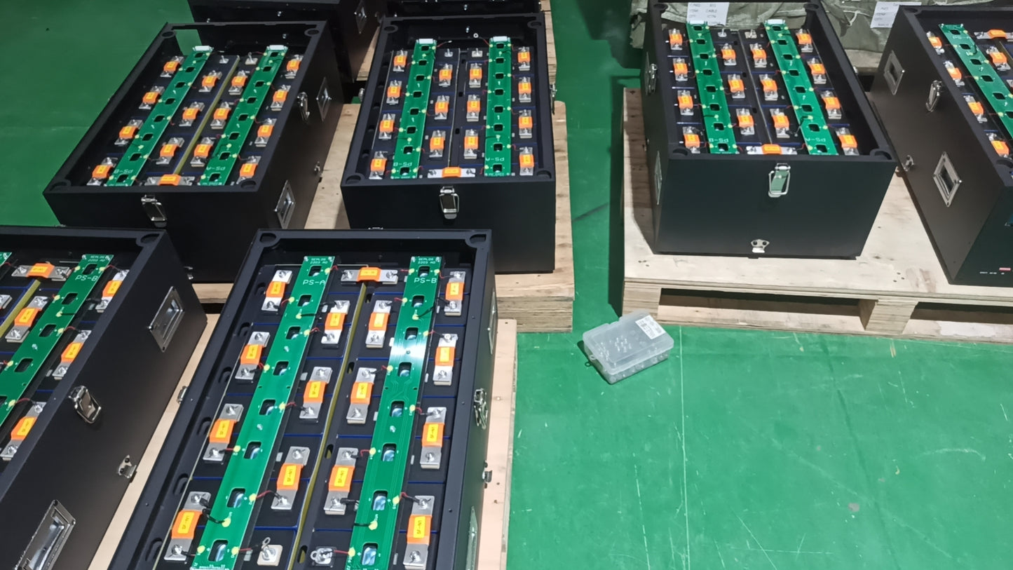 Poland stock 16KWH Seplos V3 stacked 51.2v 16 pcs EVE MB31 314ah battery for DIY user