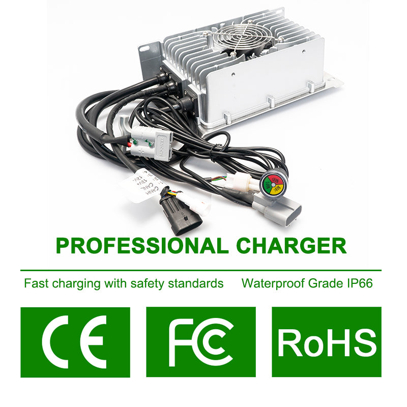 Chargeur 3,3 kw Deligreen OBC à bord niveau IP67 3,3 kw 96 V 108 V 32A OBC EV chargeur de batterie de voiture électrique solaire