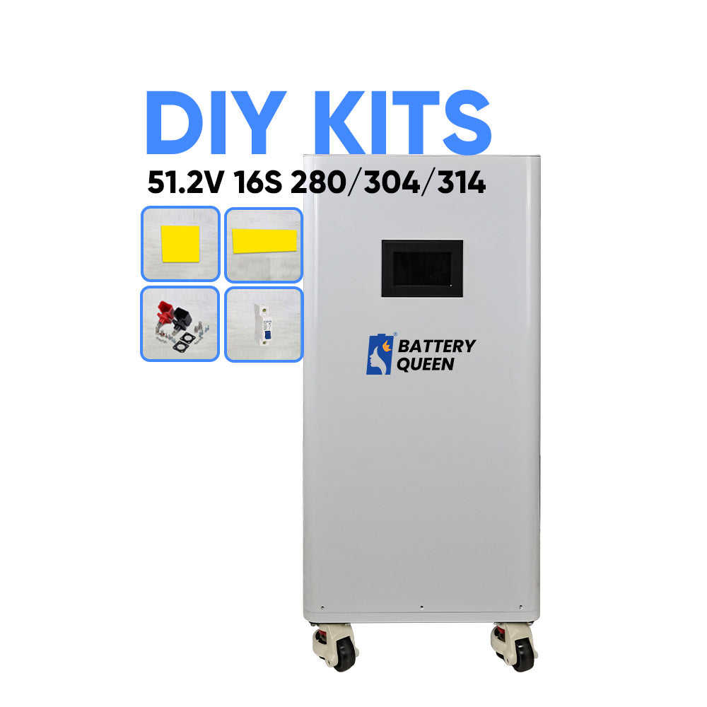 EU Stock 16S Vertical 51.2V 280ah 304ah 314ah DIY kits battery box for JK BMS