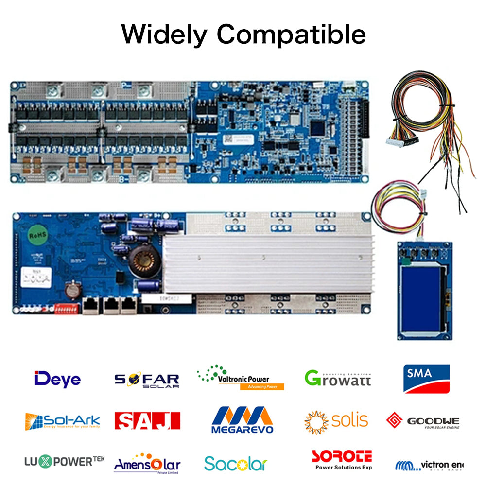 EU free shipping Seplos V3 Vertical DIY kits with 16S200A BMS 2A active balancer