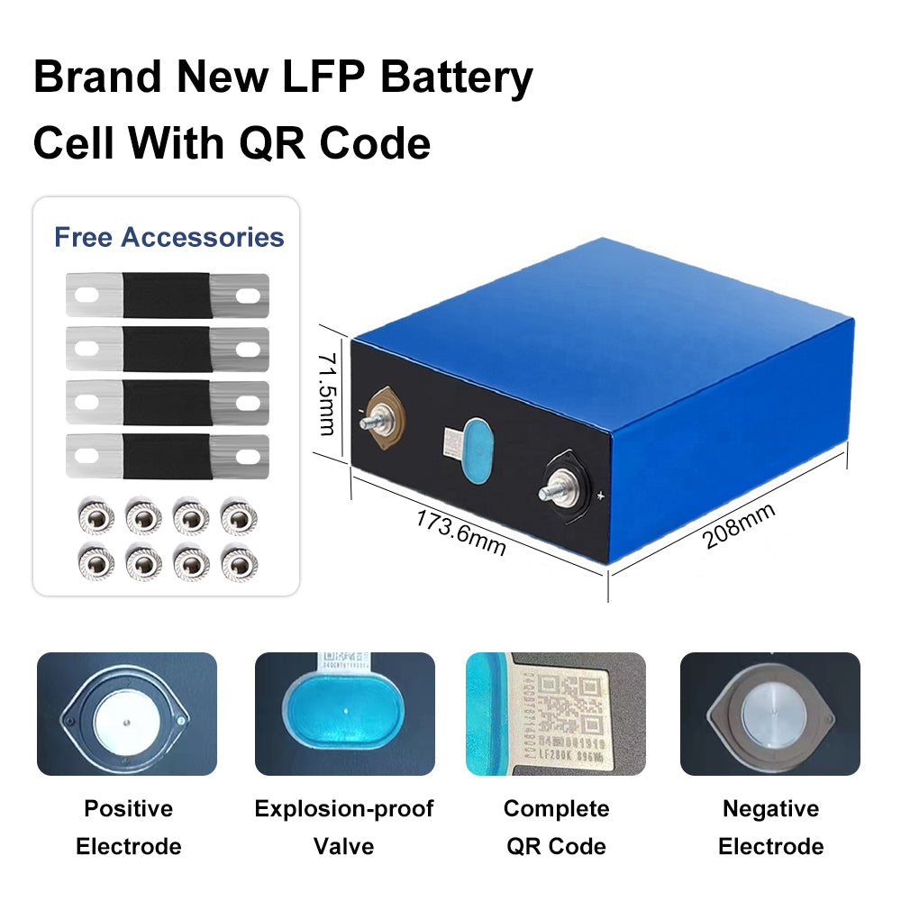 EVE LF280K Tax free EU warehouse LFP 3.2V 300ah battery cells for solar system