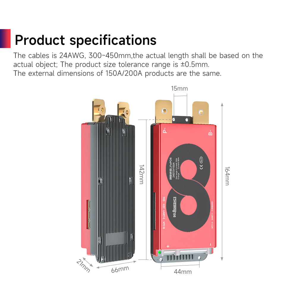 Deligreen BMS 4S12V 200A Smart BMS with bluetooth from China warehouse
