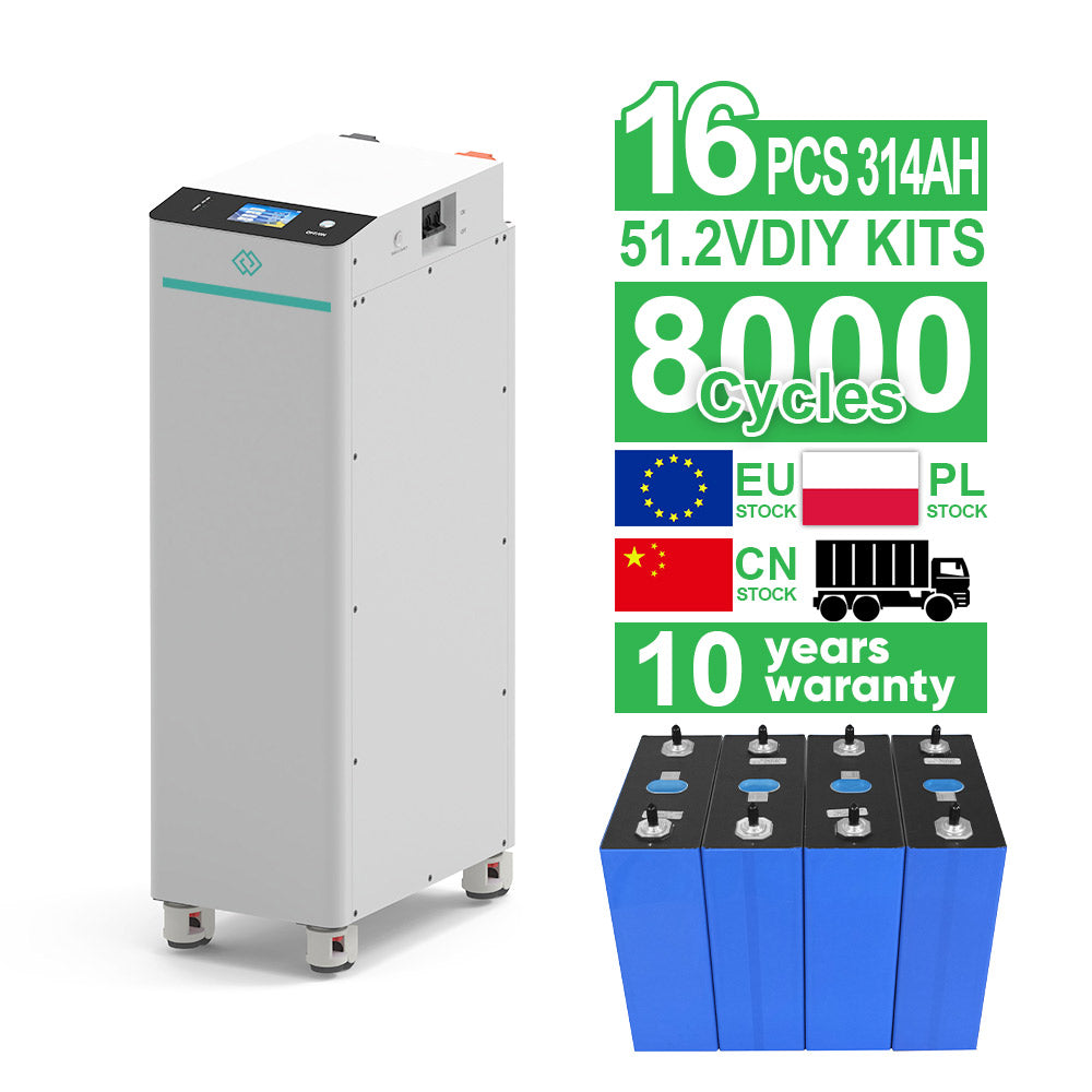 Poland warehouse 16KWH Seplos V4 51.2v EVE MB31 314ah DIY battery pack