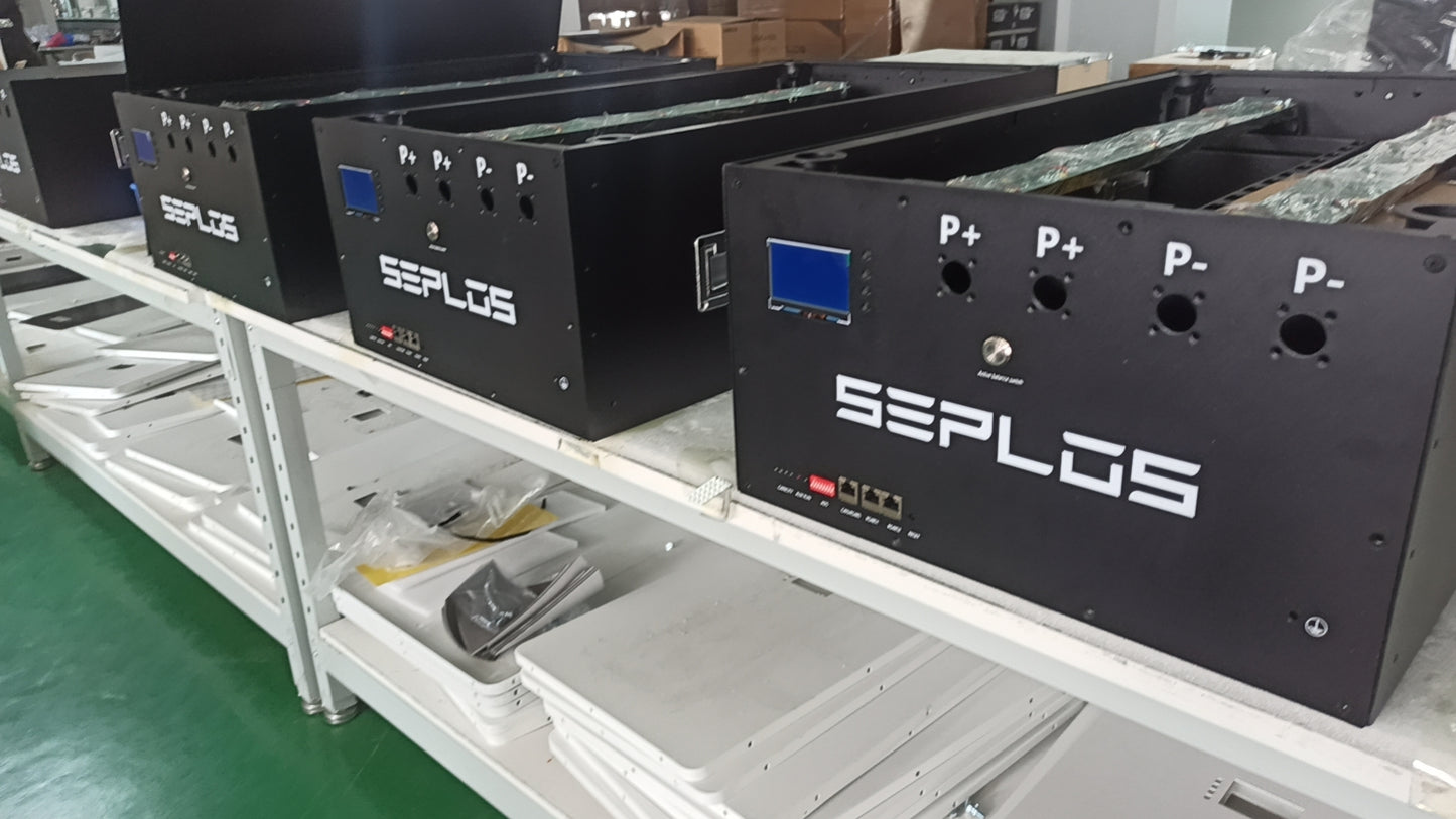 Poland stock 16KWH Seplos V3 stacked 51.2v 16 pcs EVE MB31 314ah battery for DIY user