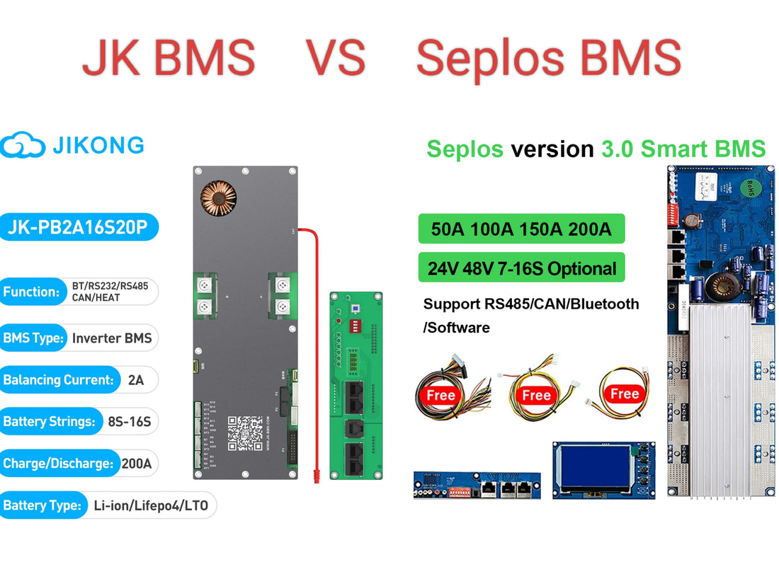 🔋 Seplos BMS vs JK BMS: Which One Fits Your Battery Project Best?