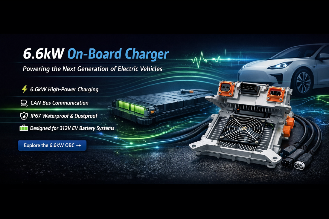 🔌 Powering EVs with Efficiency: Introducing Our 6.6 kW On-Board Charger