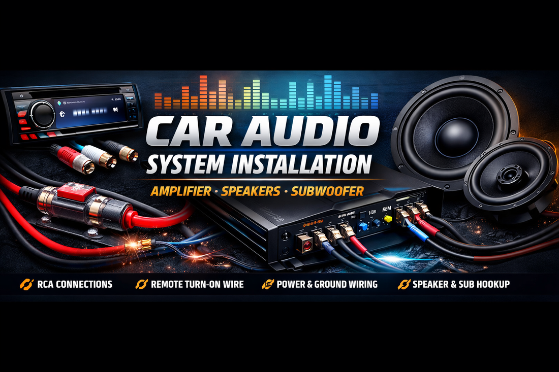Upgrade Your Ride: Complete Car Audio System Installation Guide (Amp, Speakers & Subwoofer)