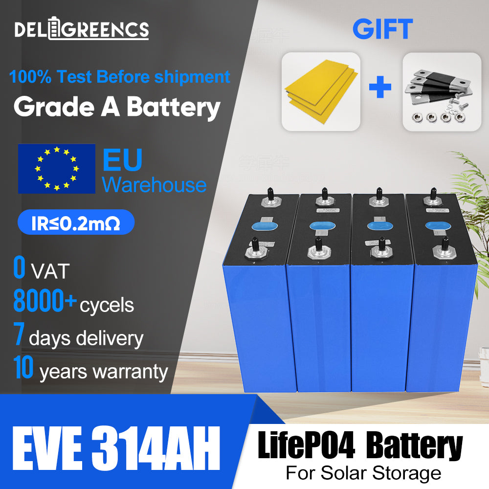 🔋 Why 314Ah LiFePO4 Batteries Are Popular in the EU Market?