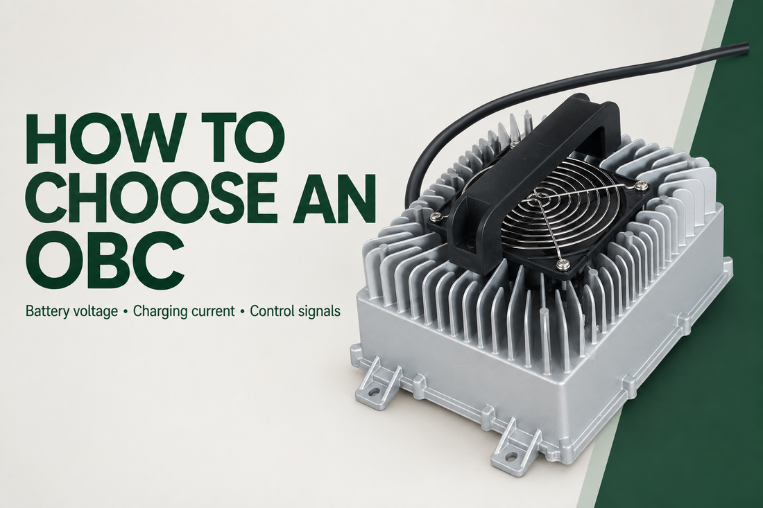 48V On-Board Charger Selection: Match Your Battery, Charging Voltage and Control Signals