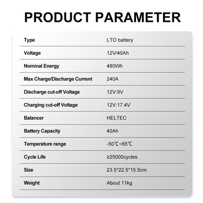 Car aduio application 6C 12V 40AH LTO battery pack with Yinlong 40ah 2.3V battery cell inside