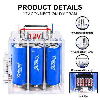 Yinlong 12v 30ah LTO battery pack for 6C high rate car audio