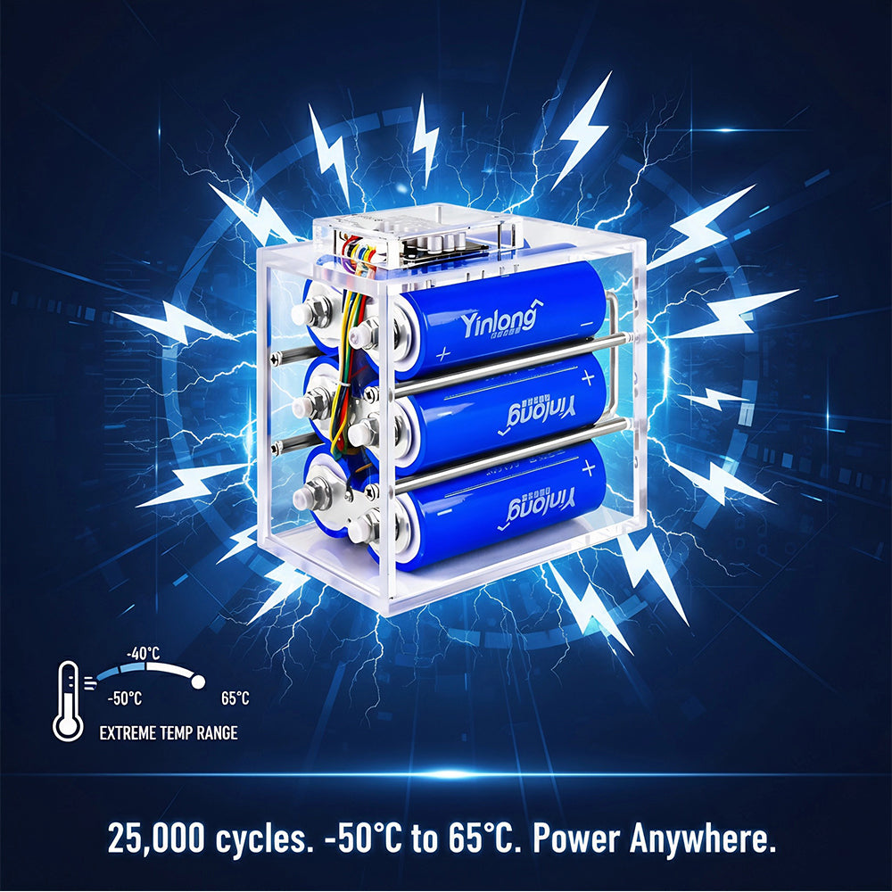 Car aduio application 6C 12V 40AH LTO battery pack with Yinlong 40ah 2.3V battery cell inside