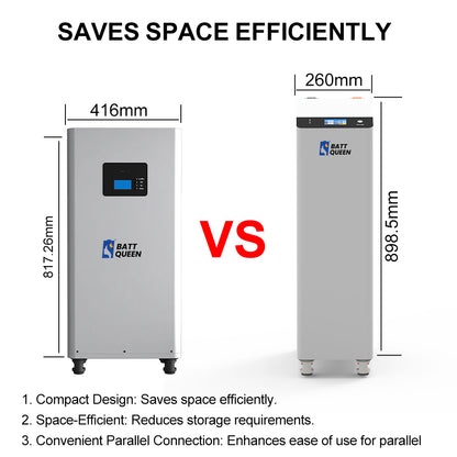 Poland Stock 16KWH 51.2V 314ah Battery pack with Seplos V4 and 314ah battery inside