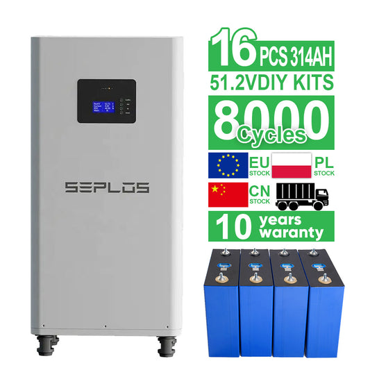 Poland warehouse 16KWH 16S 51.2V CATL 314ah Seplos Mason V3.0 DIY LFP battery case