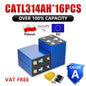 EU Stock 7000 Cycles CATL 314AH Lifepo4  3.2V DIY Lithium Ion Prismatic battery cell