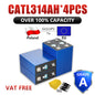 EU Stock 7000 Cycles CATL 314AH Lifepo4  3.2V DIY Lithium Ion Prismatic battery cell