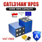 EU Stock 7000 Cycles CATL 314AH Lifepo4  3.2V DIY Lithium Ion Prismatic battery cell