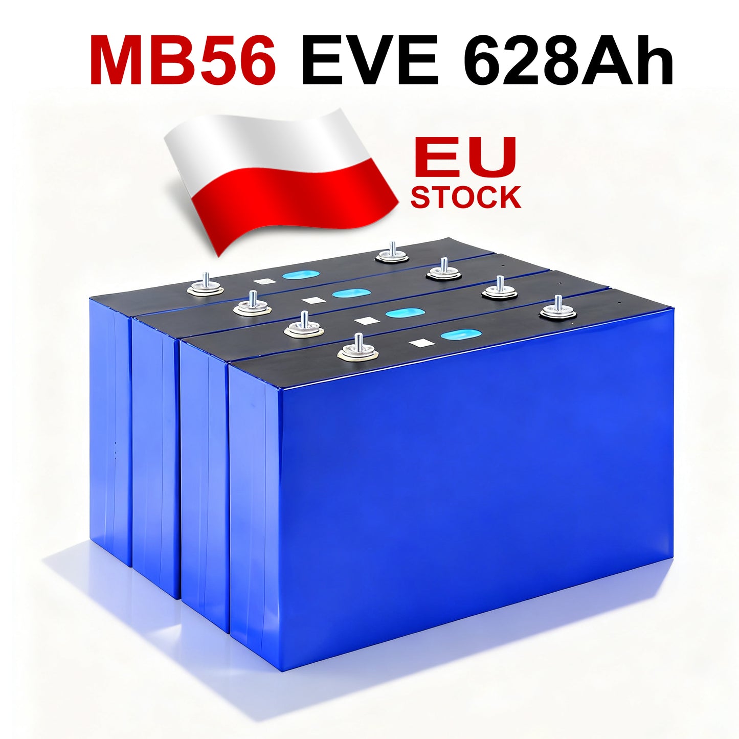 EU stock EVE MB56 628Ah LiFePO4 Battery Cells Grade A battery cells
