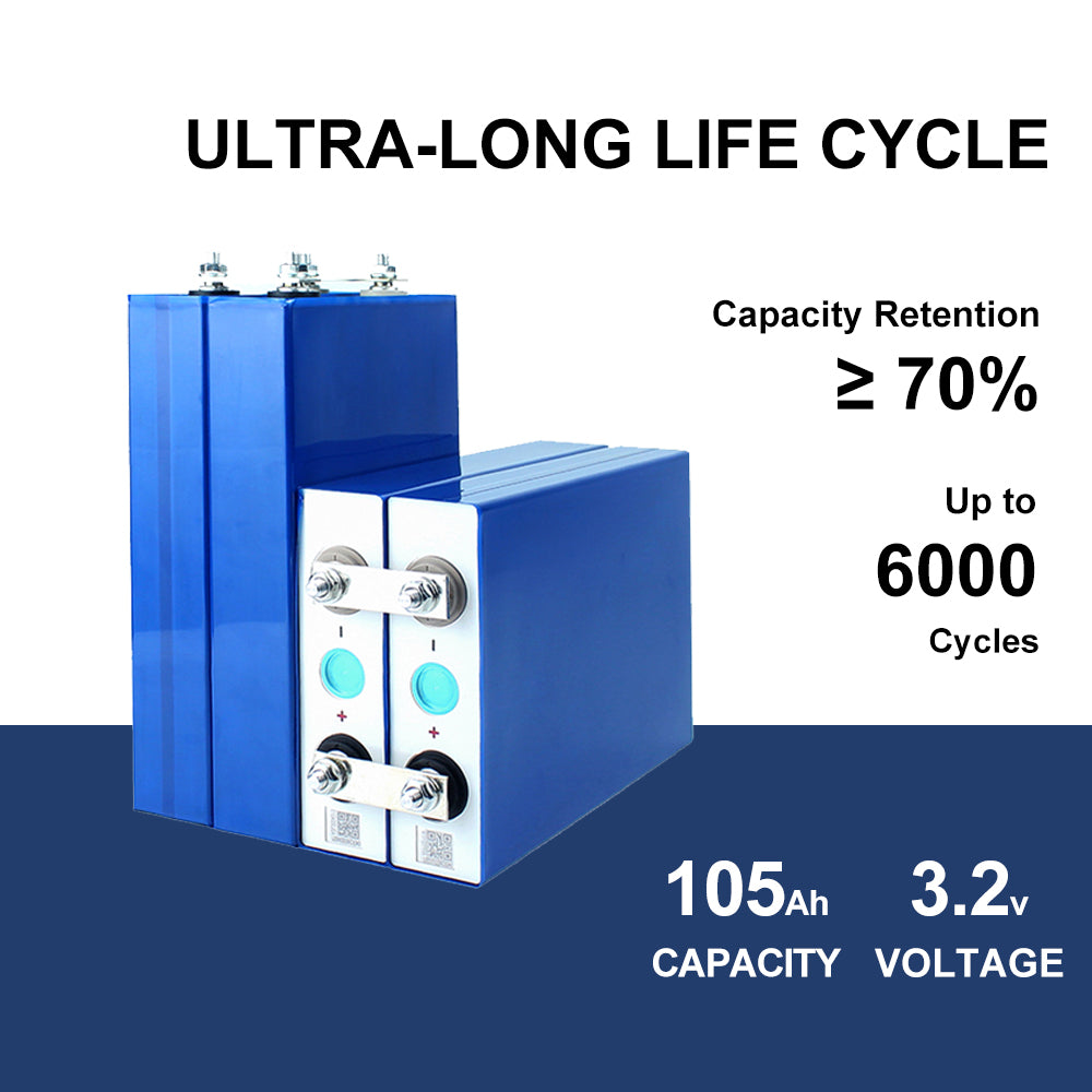 EVE 105AH LF105 Tax free shipping EU warehouse LFP 3.2V 100ah battery cells