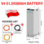 EU free shipping 15KWH 51.2V 280ah Battery pack with Seplos V4 and 280ah battery inside
