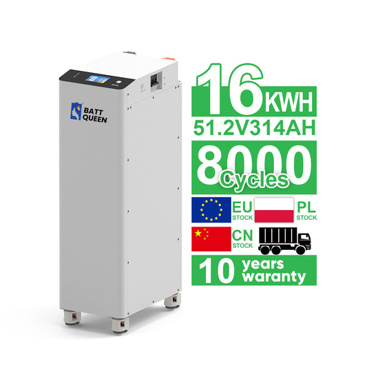 Poland Stock 16KWH 51.2V 314ah Battery pack with Seplos V4 and 314ah battery inside