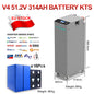 EU free shipping 14.4KWH 16pcs 51.2v CATL 280ah Seplos V4 DIY LFP battery pack