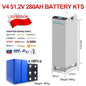 EU free shipping 14.4KWH 16pcs 51.2v CATL 280ah Seplos V4 DIY LFP battery pack