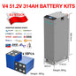 EU stock 16KWH 16pcs 51.2v CATL 314ah Seplos Mason V4 DIY LFP battery pack