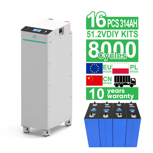 Poland warehouse 16KWH Seplos V4 51.2v EVE  MB31 314ah DIY battery pack