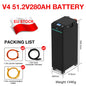EU free shipping 15KWH 51.2V 280ah Battery pack with Seplos V4 and 280ah battery inside